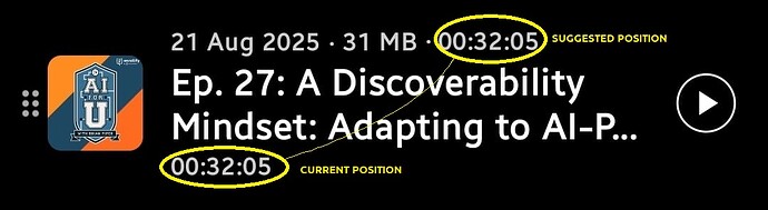 metadata row UI suggestion